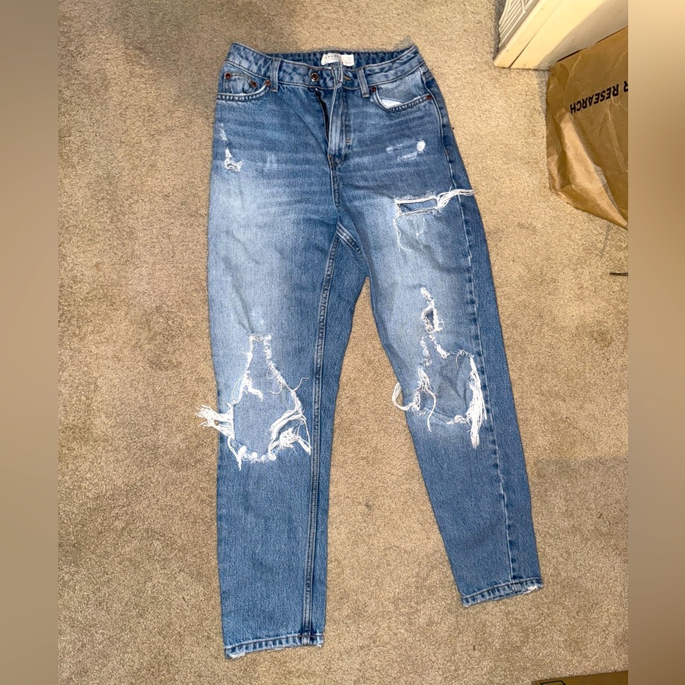 Topshop mom jeans